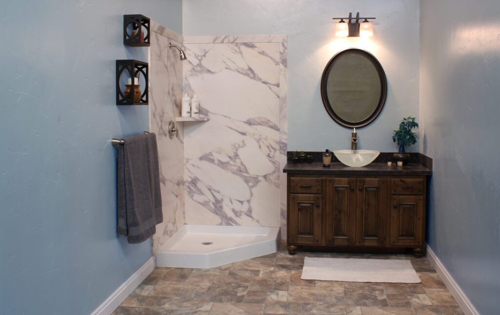 Mid State Baths creates a fresh, modern bathroom that feels welcoming and easy to use for families in Harrisburg, PA.