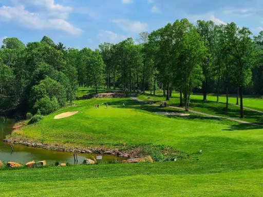 Enjoy relaxing moments after your Mid State Baths bathroom remodel—like peaceful days on a golf course with friends.
